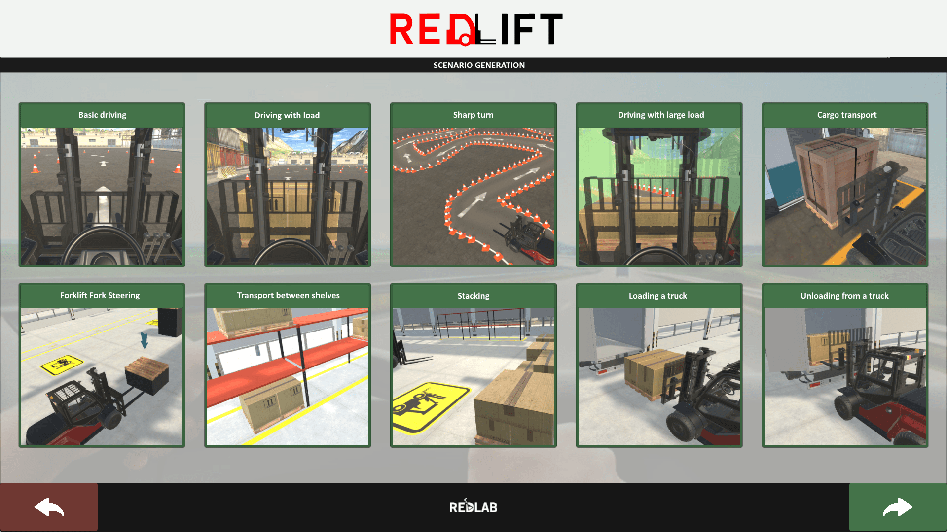 Simulator Screens